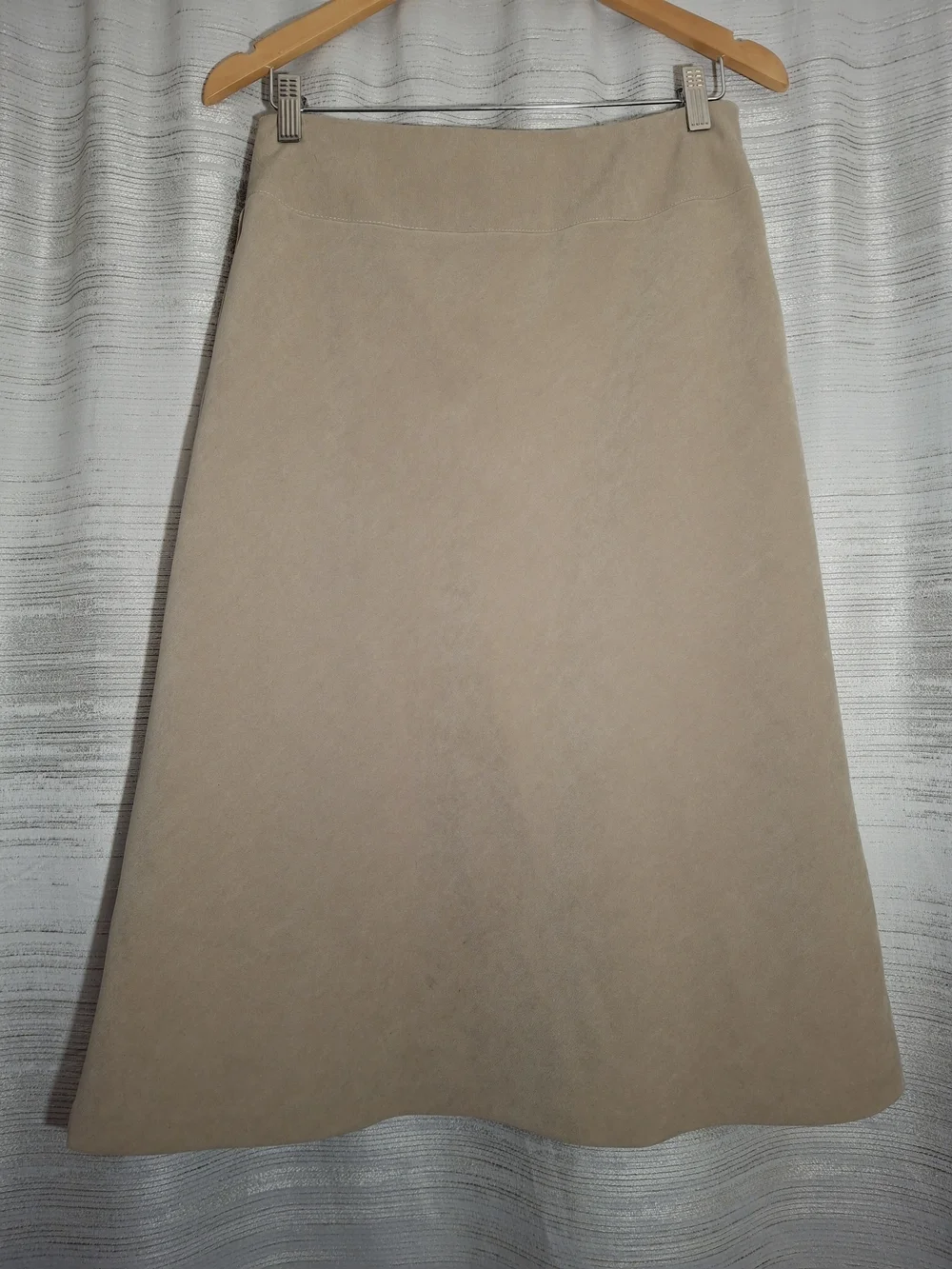 Sigrid Olsen Classic A-Line Beige Womens Skirt